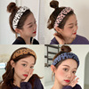 Sponge headband, cute hair accessory for face washing, internet celebrity, Korean style, simple and elegant design