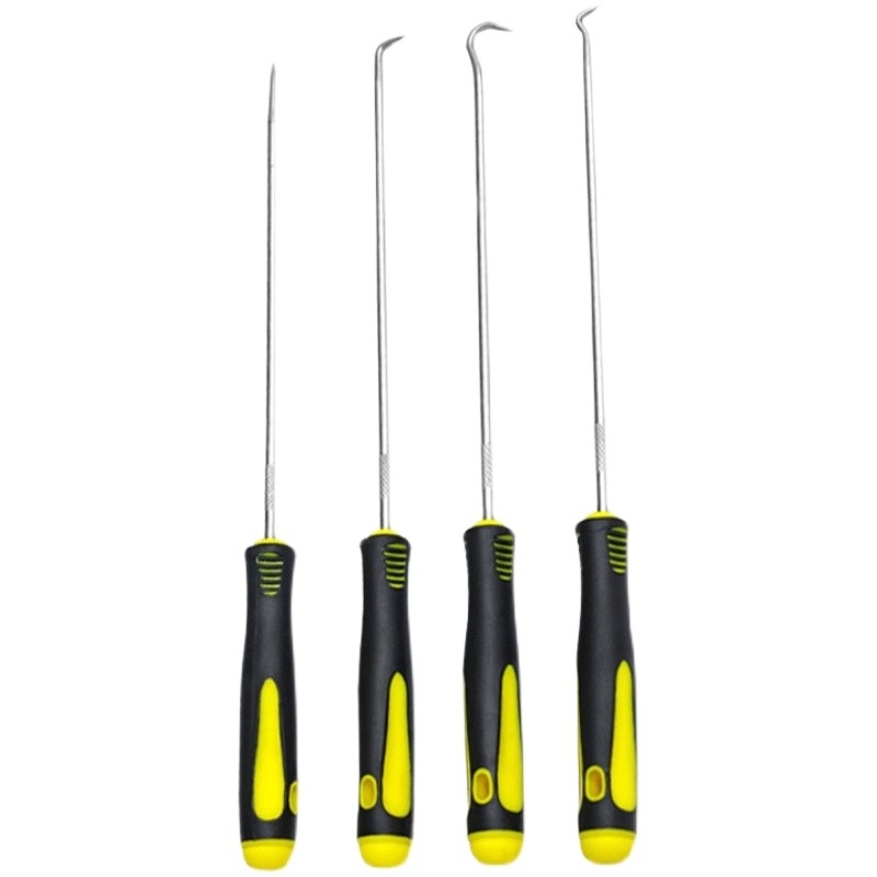 Gancho para sellos de aceite, palanca de desmontaje, extractor de juntas, removedor de anillos de sellado para automóviles, herramienta para extraer tiras de sellado de electrodomésticos y puertas/ventanas.