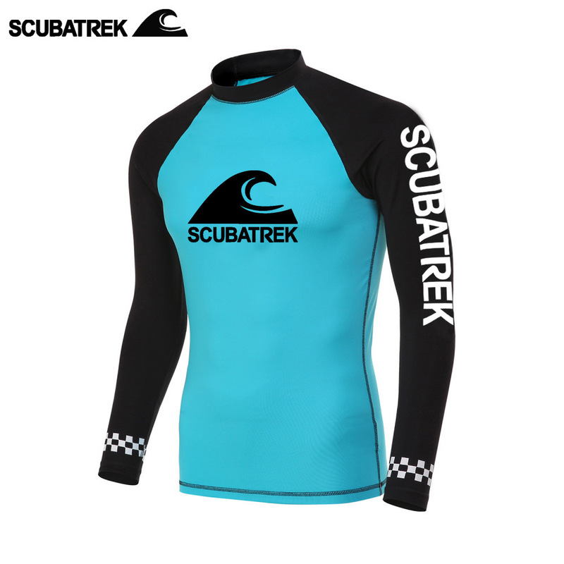 Diving suit men's top sun protection quick-drying snorkeling surfing suit long-sleeved trousers hot spring swimsuit jellyfish suit suit Diving suit men's top sun protection quick-drying snorkeling surfing suit long-sleeved trousers hot spring swimsuit jellyfish suit suit