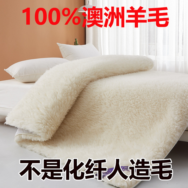 澳洲羊毛床垫软垫家用卧室冬季羊羔绒毛毯冬天加厚保暖垫被床褥子|undefined