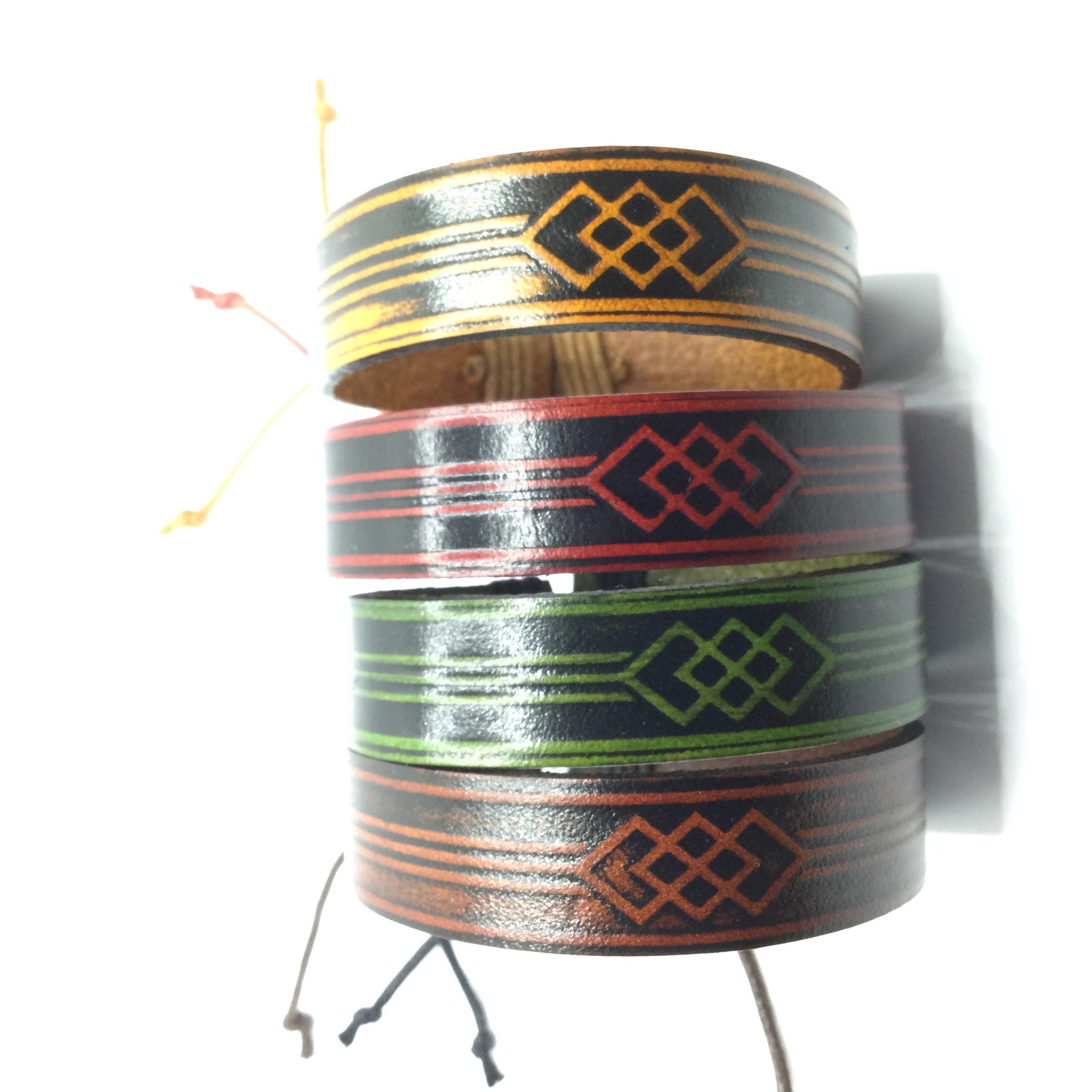 retro men's woven women's polyurethane ethnic bracelet handmade