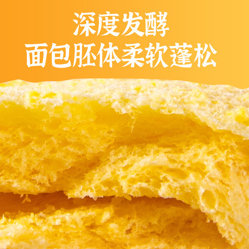 【Dropshipping】Ranli Handmade Light Food Pumpkin Bread Whole Grain Meal Soft Bread Local Source Supply