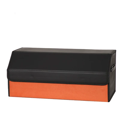 Car storage bag/box — box car storage box - orange-large-no-logo