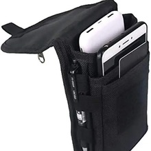 现货供应 亚马逊 E-bai 畅销款  翻盖手机包三袋格休闲笔插袋腰挂