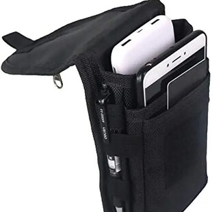 Spot supply Amazon E-bai best-selling flip phone bag three-pocket casual pen pocket waist hanging