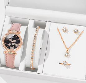 핑크+팔찌+다이아몬드 액세서리