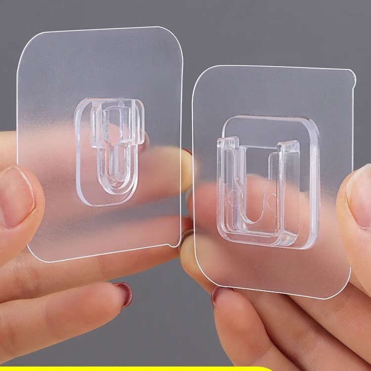 Female buckle bathroom kitchen hook waterproof sticker multifunctional non-perforated hook rack non-marking patch holder