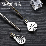 Кофейная чайная чашка, палочка для смешивания, трубочка из нержавеющей стали, кофейный фильтр, металлическая съемная гигиеническая ложка