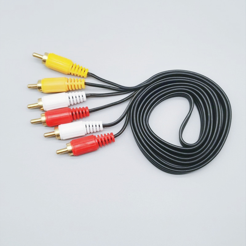 Un minuto tres cable de audio TV por cable DVD Set-Top Box Lotus cable 3,5mm un minuto dos cable de audio AV cable