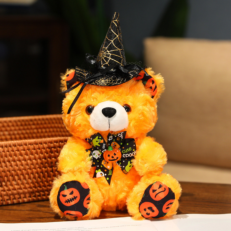 国境を越えたハロウィーンの熊人形ハロウィーンの装飾品のアイデアはテディベアのぬいぐるみを責める|undefined