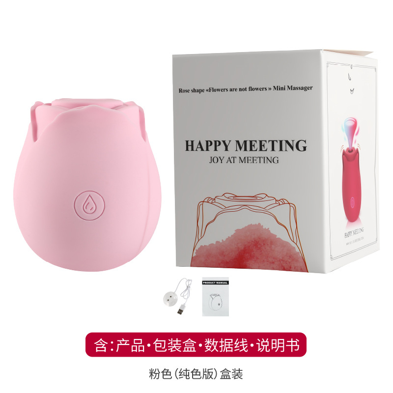 Rose Chucker Meet Huevo Femenino Vibrator Masturbador Teppos Tease Adultos al por mayor