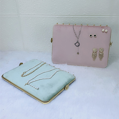 New arrivals AB side plum blossom screen necklace display stand earrings brooch display stand optional two-color combination