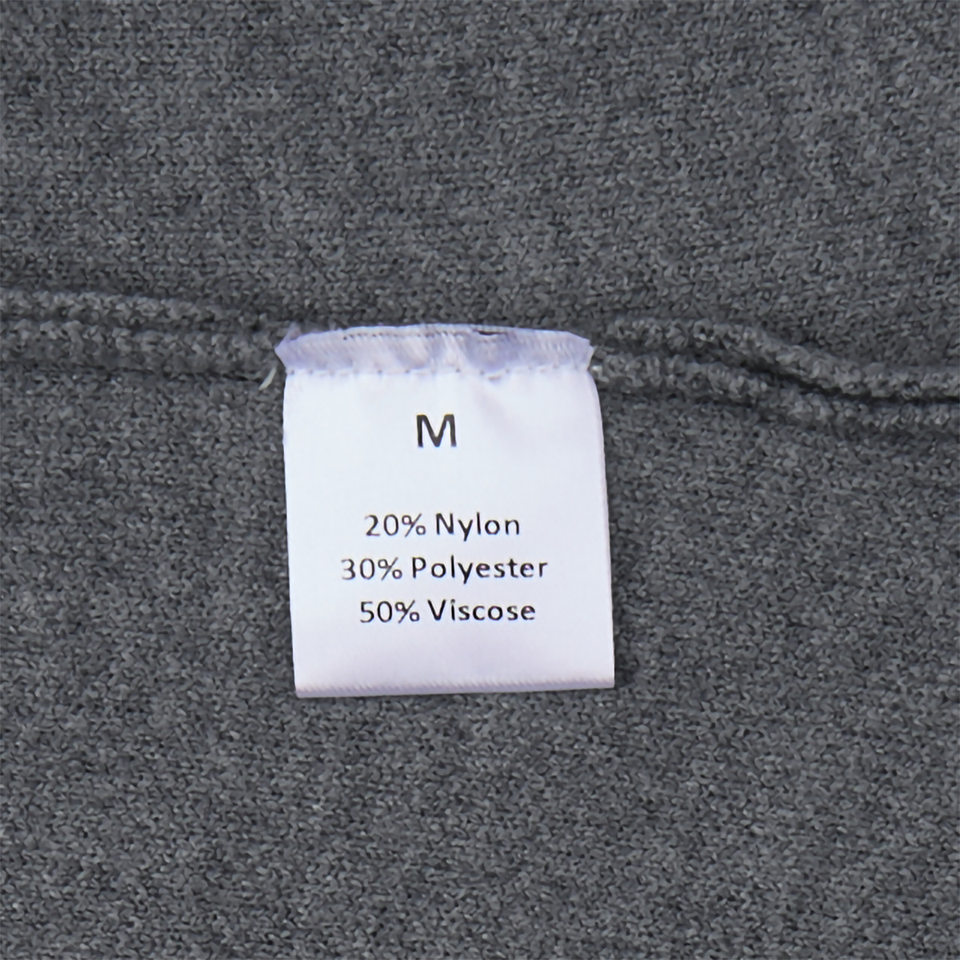 Bộ đầm dệt kim nữ gồm áo cardigan cài nút dáng ôm và quần ống đứng — Màu be, màu xám chi tiết 28
