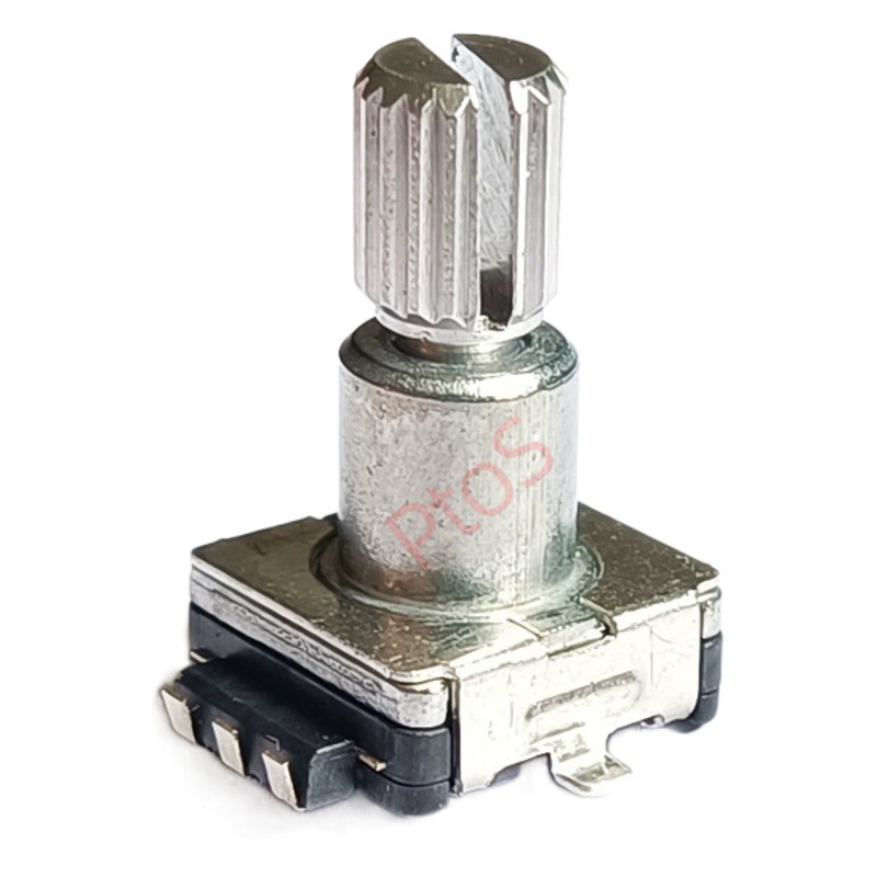 Переключатель кодирования патча EC11 SMT Высокотемпературная ручка Слива 20 импульсов 20 позиционирование Инкрементальный Поворотный энкодер