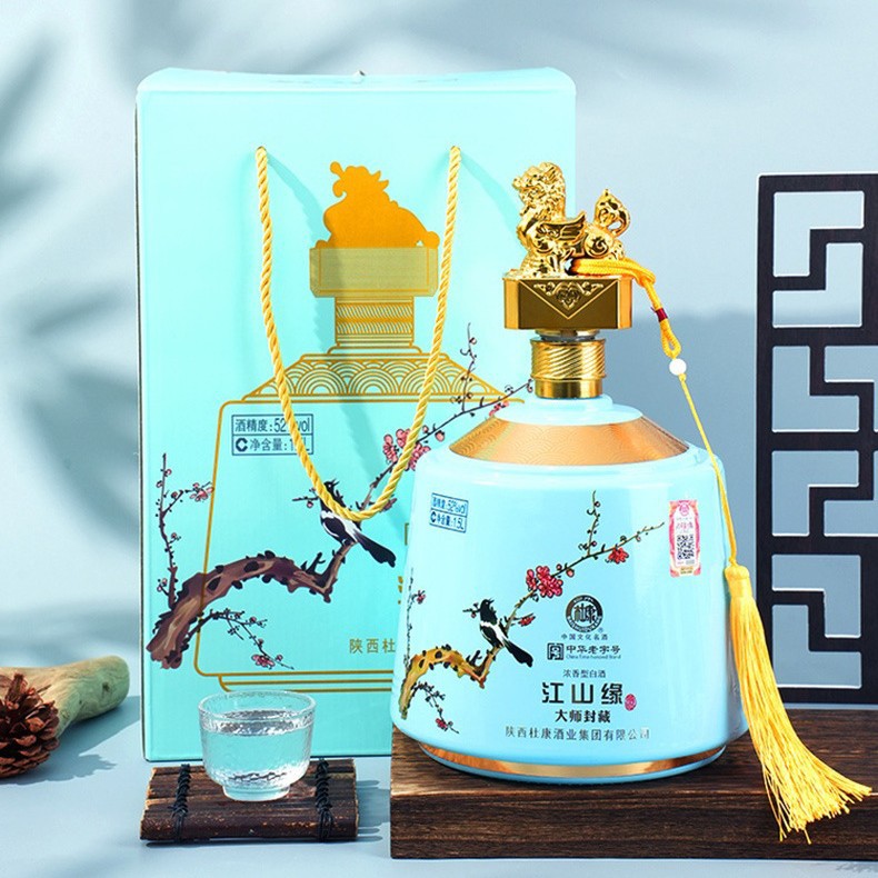 大师封藏江山缘大坛3000ml52度浓香型礼盒整箱装绵柔礼品