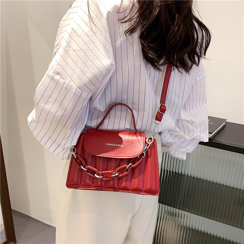 Shangxin2021 bolso de textura mujer primavera moda bolso de hombro estilo coreano bordado de aire extranjero bolso portátil