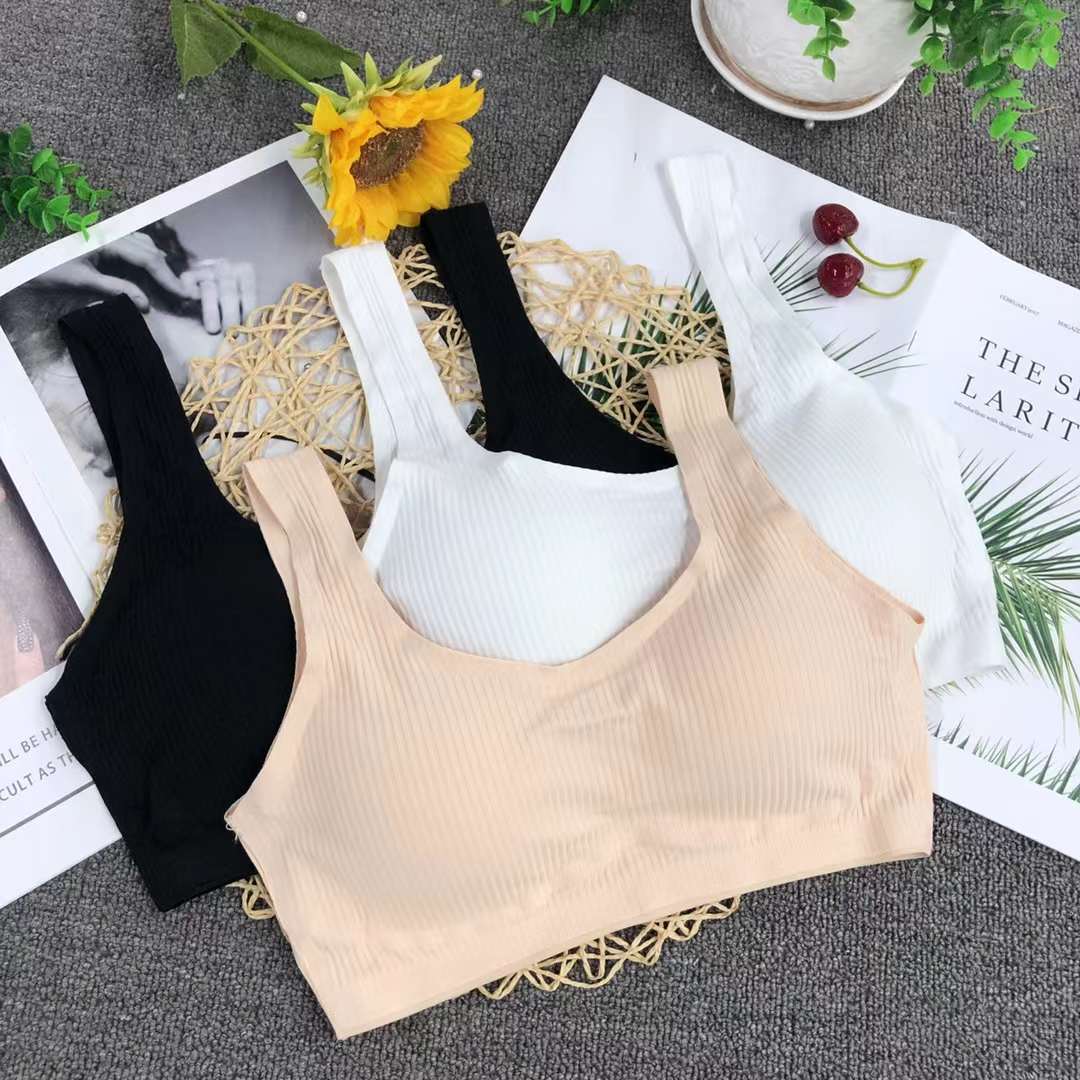 Nueva sin costura alta elástico Sling cinturón belleza espalda señoras chaleco no anillo de acero yoga sujetador ropa interior deportiva mujeres al por mayor