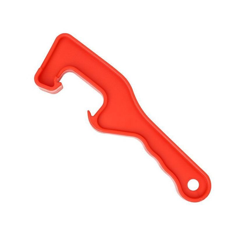 Abrelatas de Barriles de Plástico Reforzado, Herramienta para Abrir Tapas de Barriles de Pintura y Aceite, Resistente al Agua, Llave para Abrir Tapas de Barriles