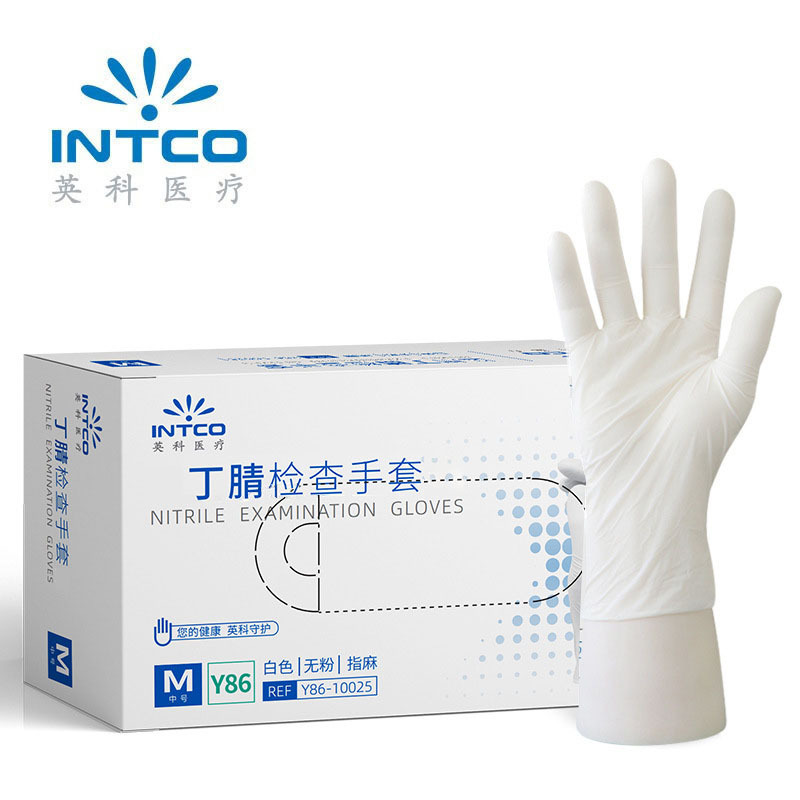 Guantes de Nitrilo Desechables al por Mayor, Guantes de Nitrilo Gruesos Resistentes al Desgaste de Grado Alimenticio Yingke para Catering, Laboratorio e Inspección