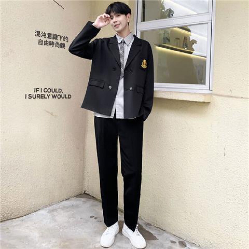 春秋学院风JK制服长裙大合唱演出服套装高中学生校服班服西装外套|undefined