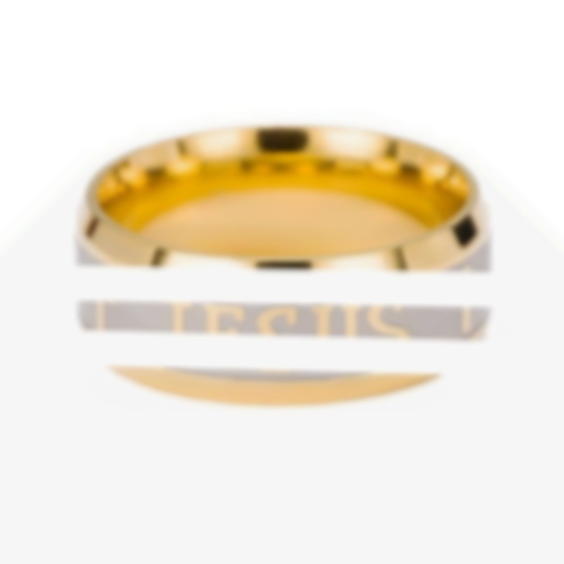 European and American Cross-Border English Letter Titanium Steel Ring Fashion Cross Stainless Steel Ring Holiday Gift Hand Jewelry