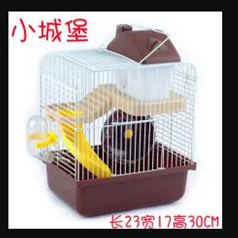 Оптовая продажа клетки для хомяков Lodia Castle Basic Cage Basic Cage Цветовая рандомная наклейка на клетке Little Hammer Swing