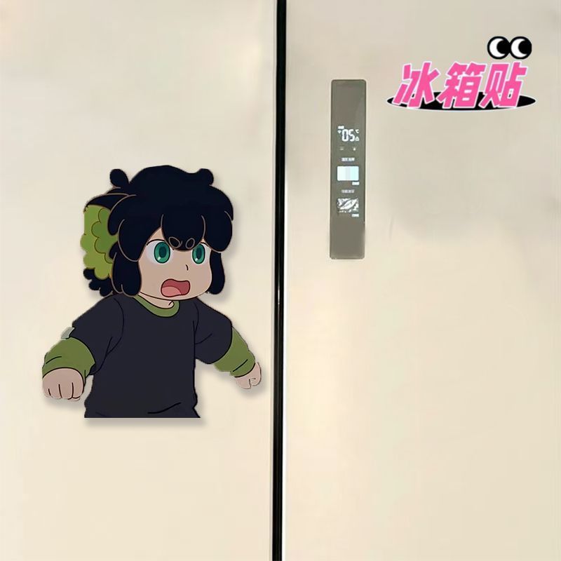 罗小黑战记2动漫电影周边磁吸冰箱贴可爱卡通装饰物料礼物亚克力|undefined