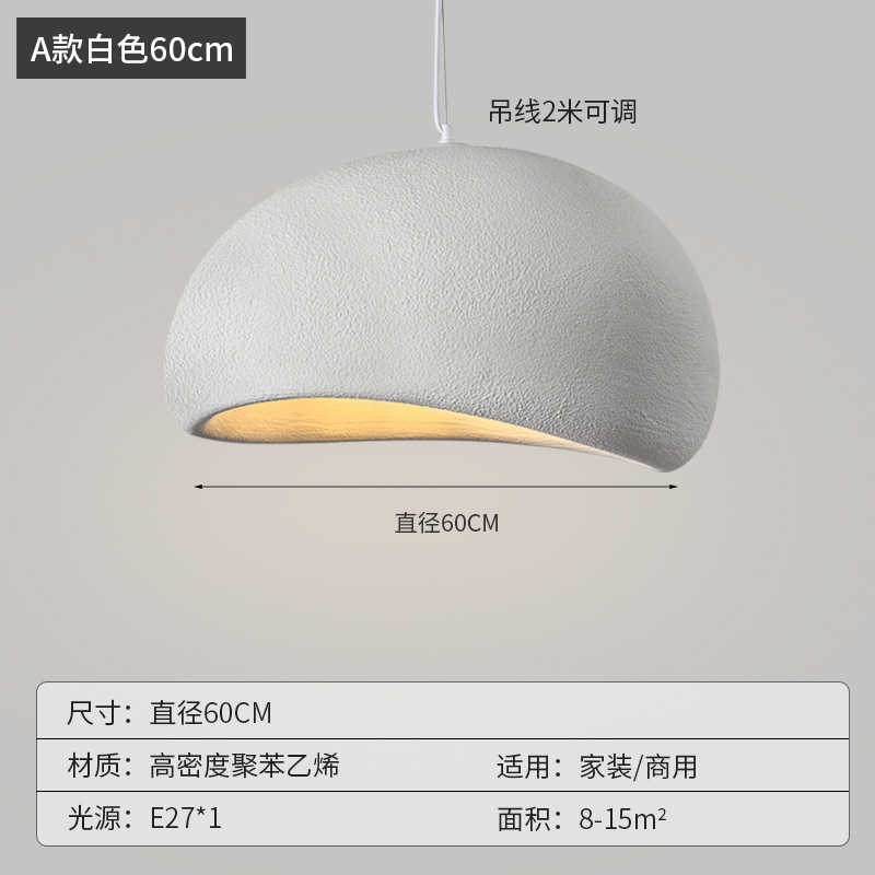 Wabi-Jifeng Candelabro Diseñador Cream Cafe Yuanbao B & B Restaurant