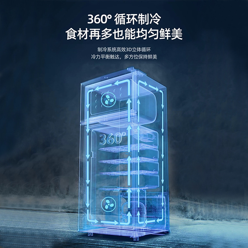 志高复古冰箱小型双门节能酒店家用小冰箱一个起批迷你租房冰箱|undefined