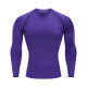 Tight Long-sleeved Men's Crewneck Sports Base Clothes T-shirt Breathable Quick-drying Clothes Sports Training Running Fitness Clothes