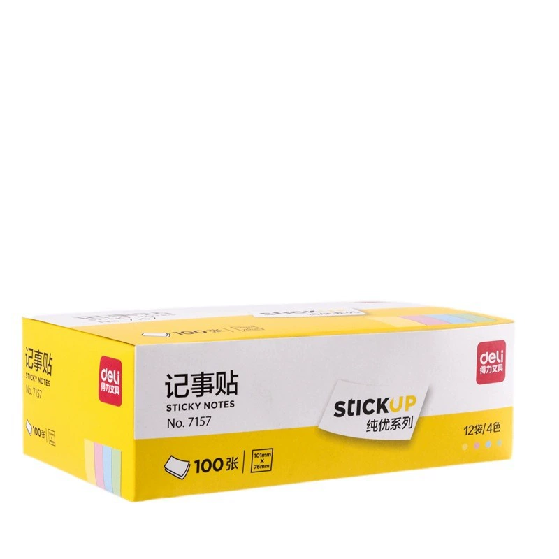 Deli 7155/7156/7157 Удобные наклейки для почтового цвета и наклейки во времена отправления наклейка
