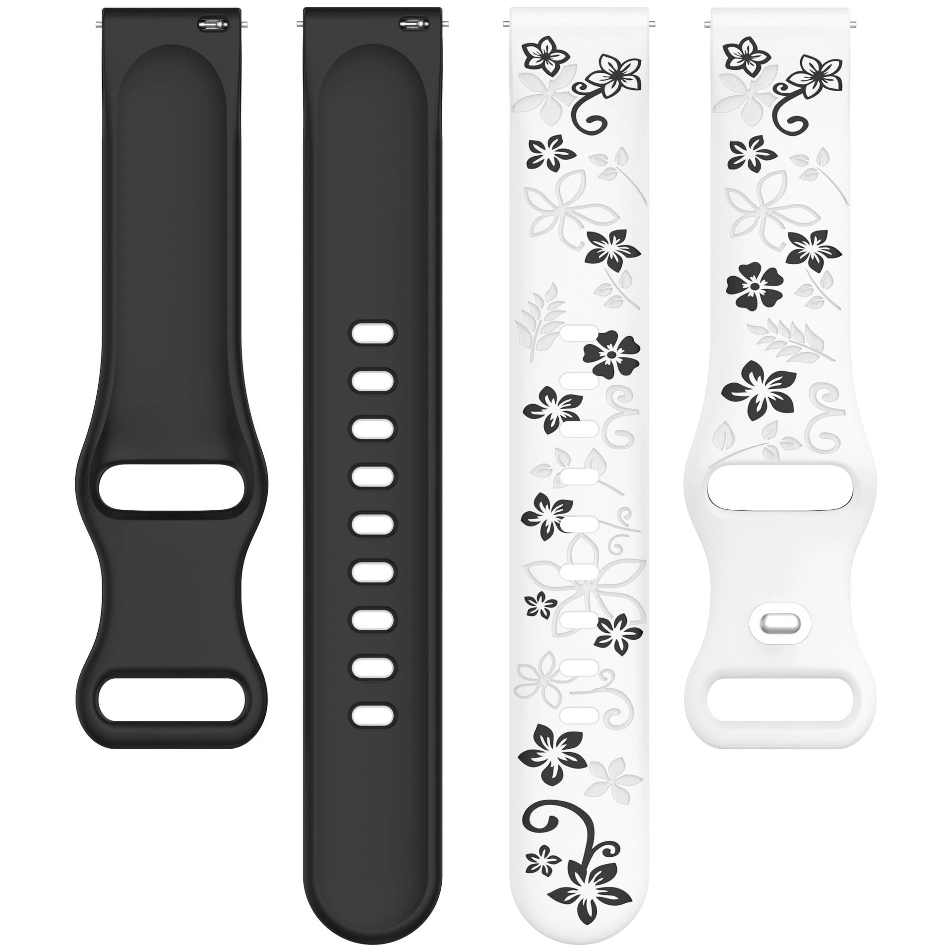 Samsung, two-color silicone changeable watch strap, 22mm