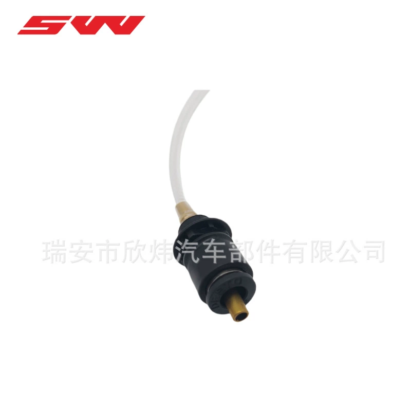 Детали автомобильного сиденья Scania: датчик, черный разъем, шланг 1847098