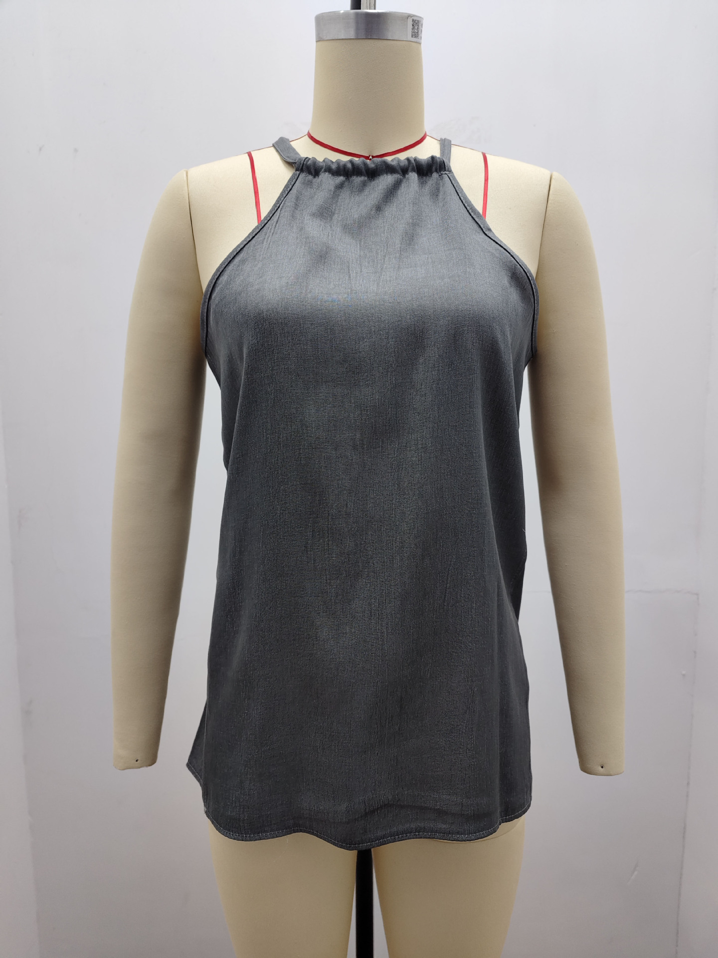 Frau Racerback-Tanktops Tank Tops Strassenmode Einfarbig display picture 9