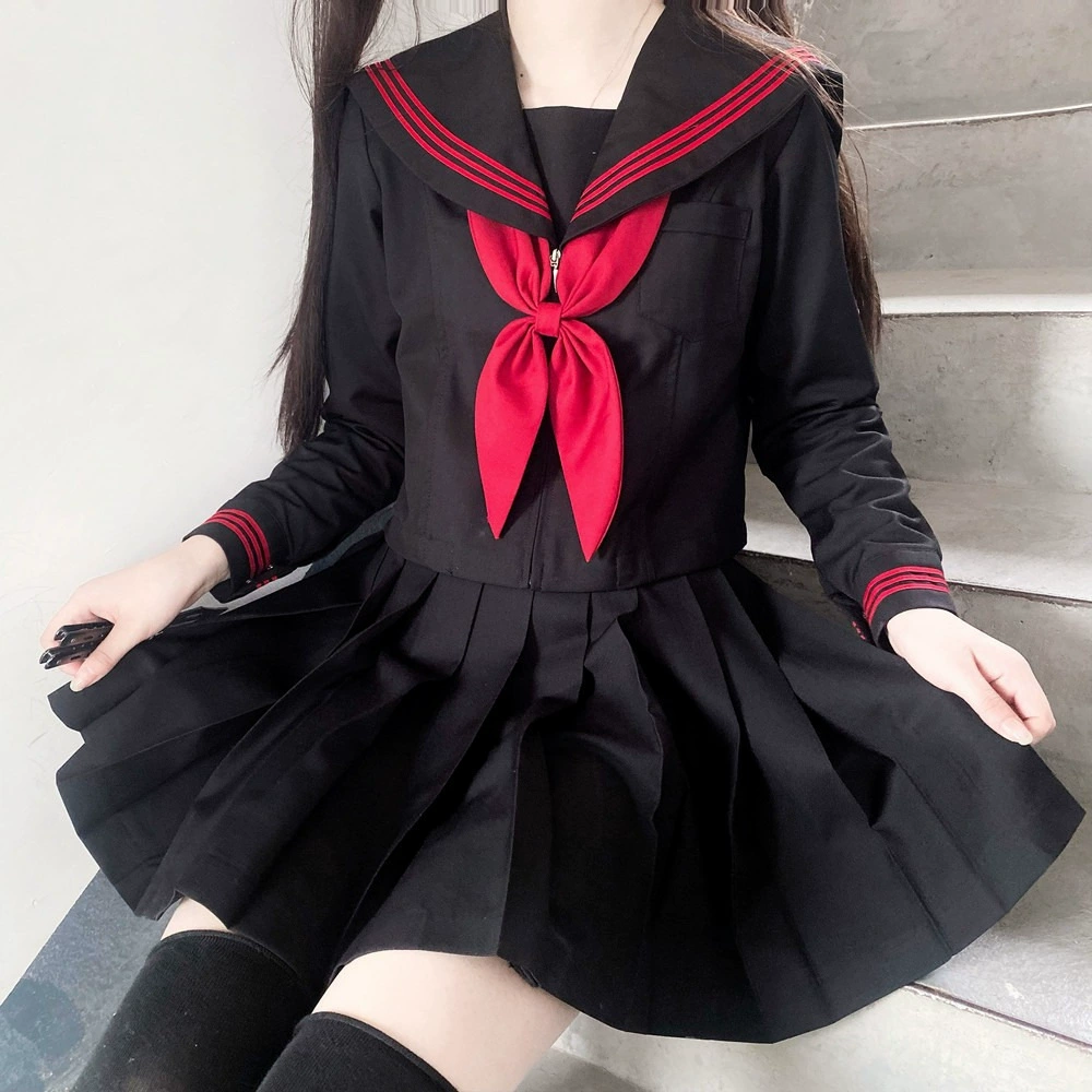 Оригинальная униформа JK Подлинная школьная базовая версия одежды для моряков