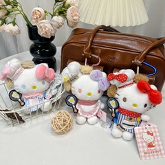正規品 KTキーホルダー ハローキティ ぬいぐるみ バッグチャーム 可愛い人形