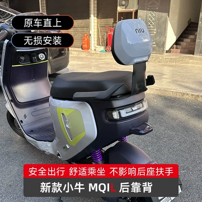 Electric car rear backrest Backrest and Waist Cushion Integrated