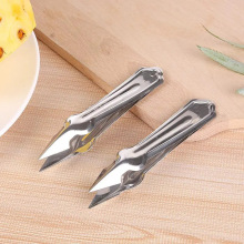 不锈钢菠萝夹刀专用凤梨加厚去籽去眼器夹挖孔新款草莓镊子工具