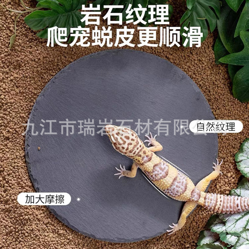 Reptiles terraza de descanso tortuga molino de uñas pizarra pizarra pet board decoración de acuario paisaje