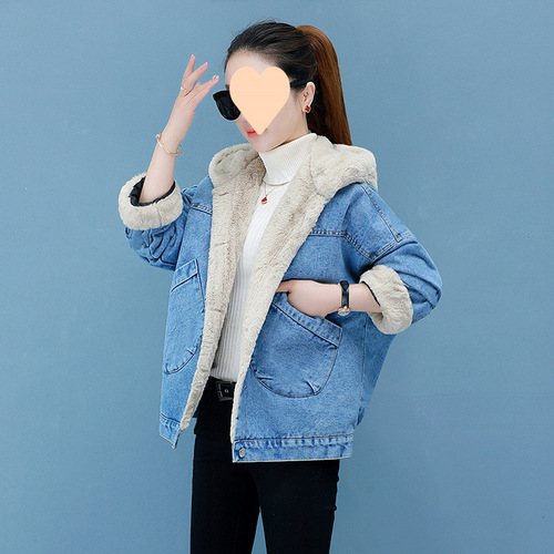 Bestselling Women's Denim Jacket Autumn/Winter New Stylish Denim Coat Plus Size Loose Women's Jacket Cotton Coat Cotton Ugg Boot