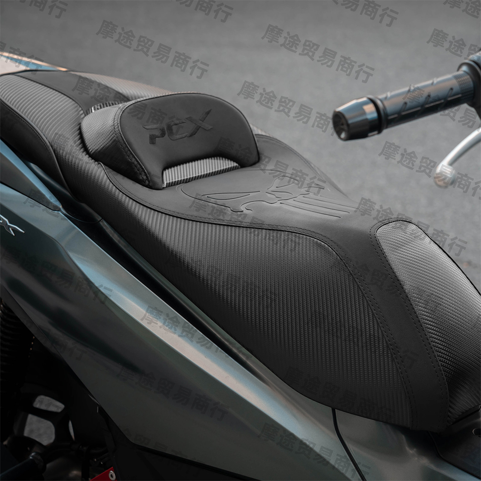 Suitable for Honda Pcx160/150 Modified Seat Cushions, Universal Personalized Embossed Pattern Seat Cushions for Models 18-25