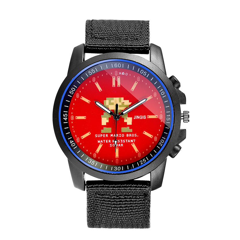 跨境熱銷爆款  潮流男士百搭時尚運動手表石英手表現貨