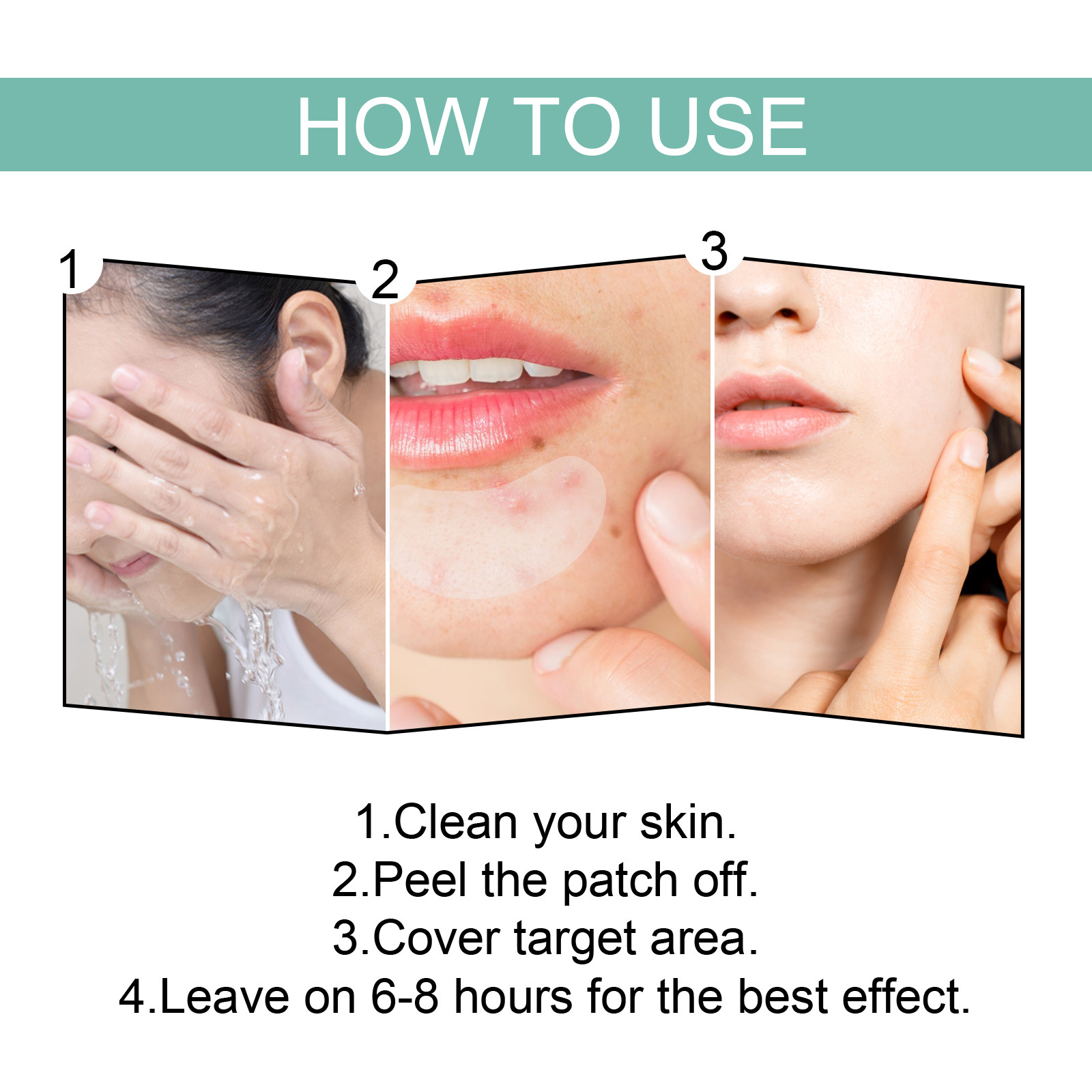 EELHOE Removing facial mask Mild and Non irritating Lighten Marks Healing Acne Repair Patch_voghion.com