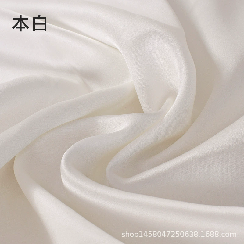 Silk fabric 100% mulberry satin, 114 cm width, 16 momme, plant‑dyed, wholesale multi‑color