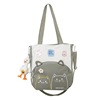 Brand capacious one-shoulder bag, shopping bag, cartoon shoulder bag, Korean style, internet celebrity