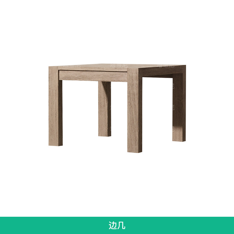 Sofá de patio para exteriores, conjunto de muebles de jardín impermeables y resistentes al sol, muebles de terraza para villa de madera de teca anticorrosión. image 11