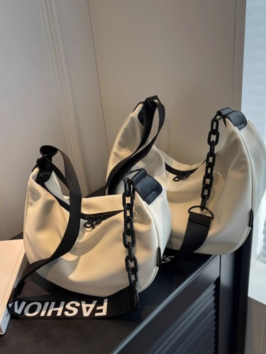 High-end fashionable Oxford cloth sports small bag for women 2024 new trend this year's popular one-shoulder cross-body dumpling bag