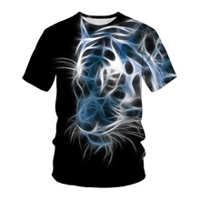 2022夏季新款短袖T恤男3D數碼印花男式圓領半袖打底衫廠家直銷