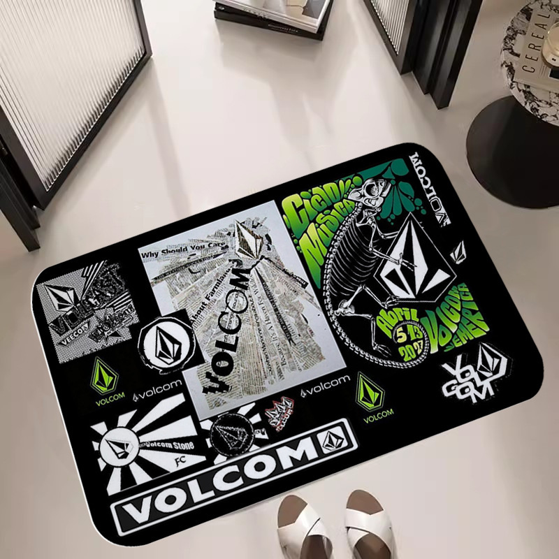 volcom Diamond-shaped Design Floor Mat Study Entrance Flocking Floor Mat Aliexpress Half-托管 Drop Shipping