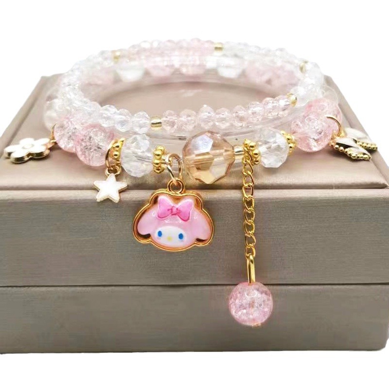 Pulsera para niños pulsera colgante de niña linda Niña Accesorios de dibujos animados con cuentas pulsera de joyería pulsera mismo estilo